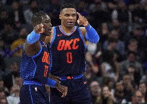 威少和施罗德在国王再次聚首 此前两人曾在湖人和雷霆都当过队友